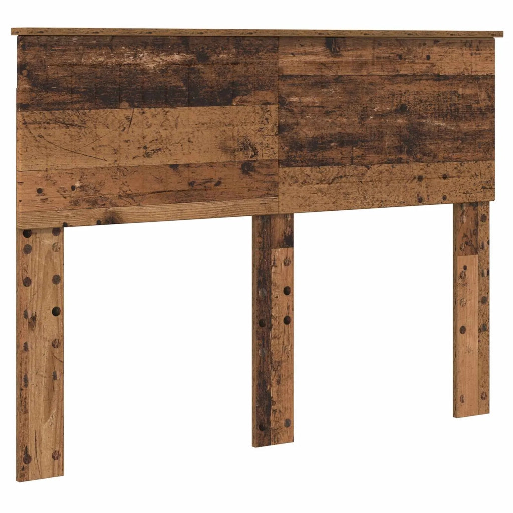 Letto matrimoniale | Letto per adulti | Struttura del letto con testiera Legno vecchio 120 x 190 cm