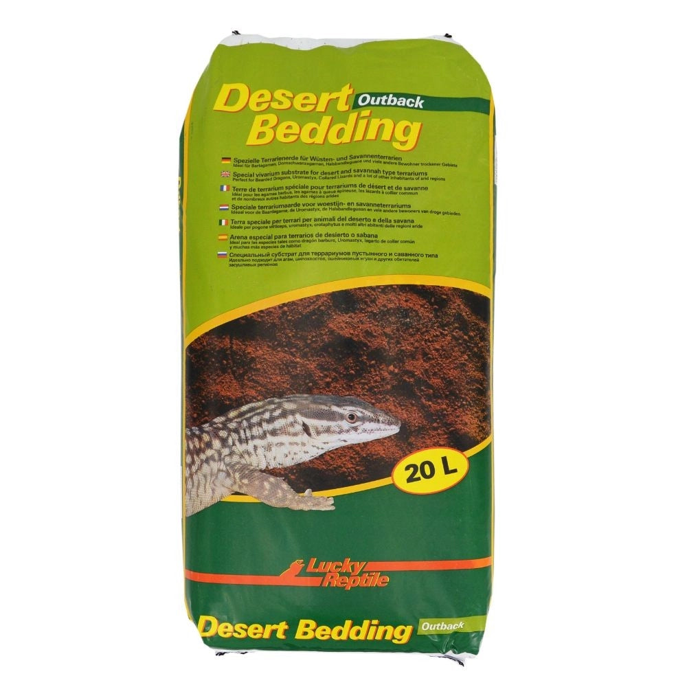 Lucky Reptile Desert Bedding - substrato per terrari deserticoli vari colori Colore: Outback Red, Formato: 20 L