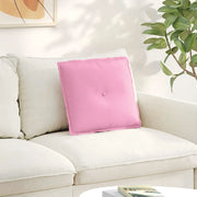 Cuscino per Schiena Rosa 50 x 19 x 45 cm Tessuto 42014630