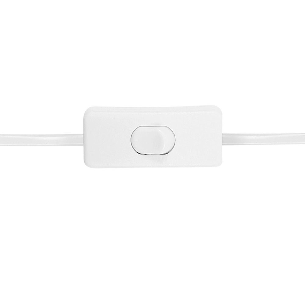 Lampada da tavolo in ceramica grigia e beige con paralume bianco 63 cm camera da letto soggiorno
