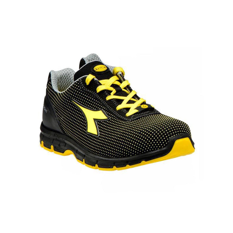 Scarpe Run Atom Nero/Giallo Basse 39 S3 Diadora