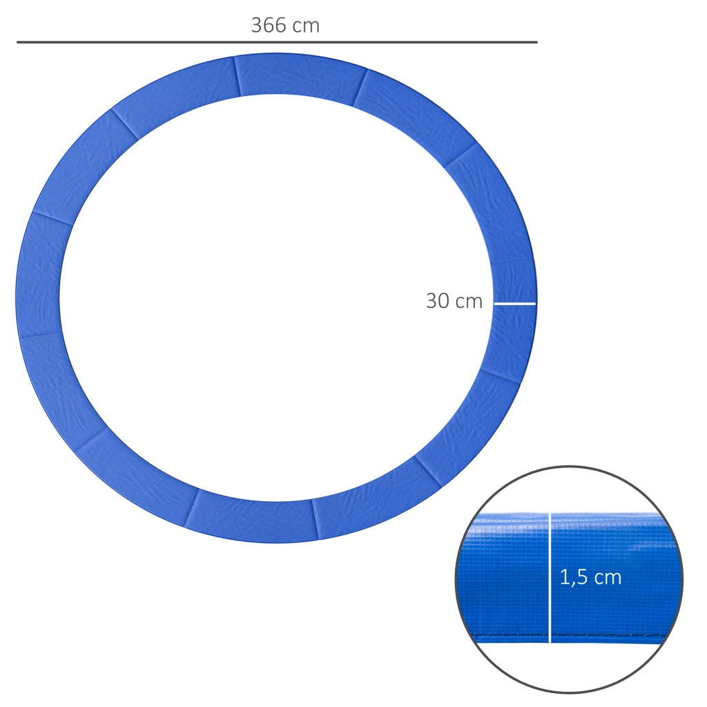 Copertura per Trampolino da Giardino ¨C Minimal ¨C Blu ?366cm