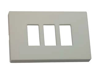 PLACCA 3 POSTI VENUS- - mm.115x80h. - (1863.3F) - 20 pezzi MARLANVIL