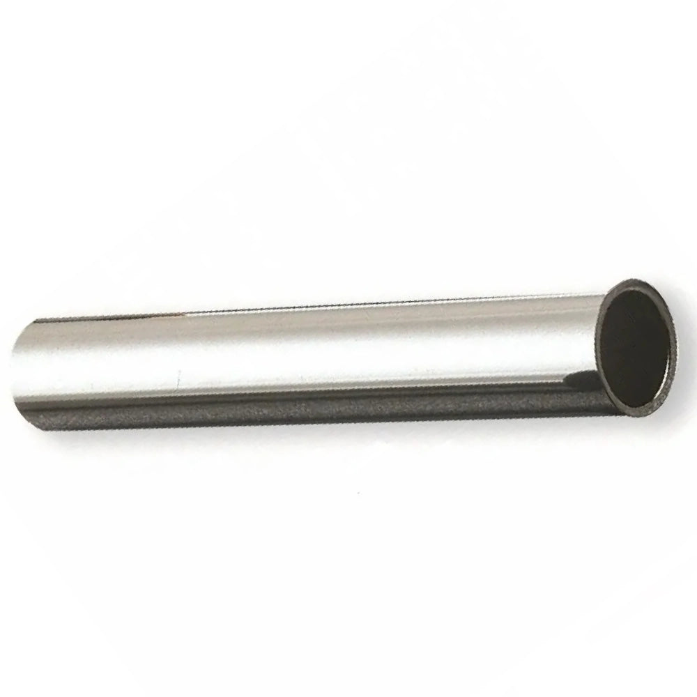 Tubo cromato liscio con flangia 250 mm diametro 32