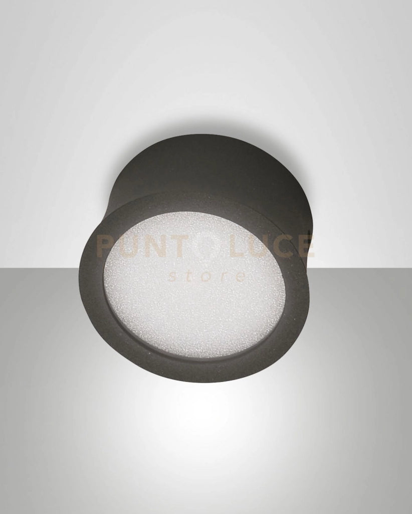 PONZA LUCE SPOT ANTRACITE A LED 3000K 540LM 7W IN ALLUMINIO IP20
