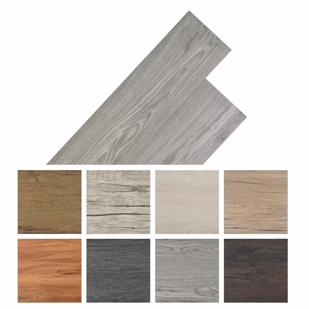 Tavole per Pavimenti 36 pcs Grigio scuro 5,02 m² PVC 42046260