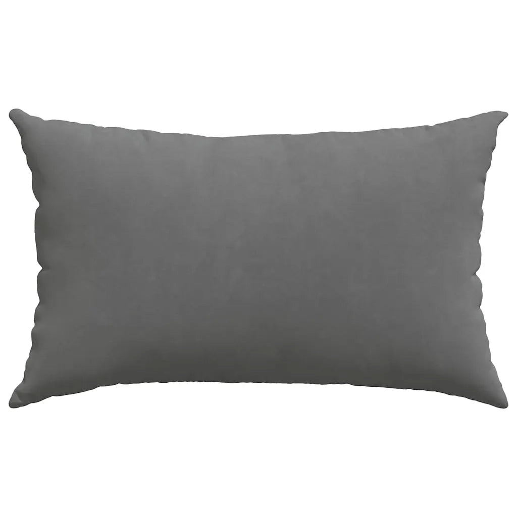 Cuscini da Divano 2 pcs Grigio scuro 50 x 30 cm Tessuto 42013641