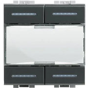 Living Light - Comando 4 ch con estetica - L4680KNX