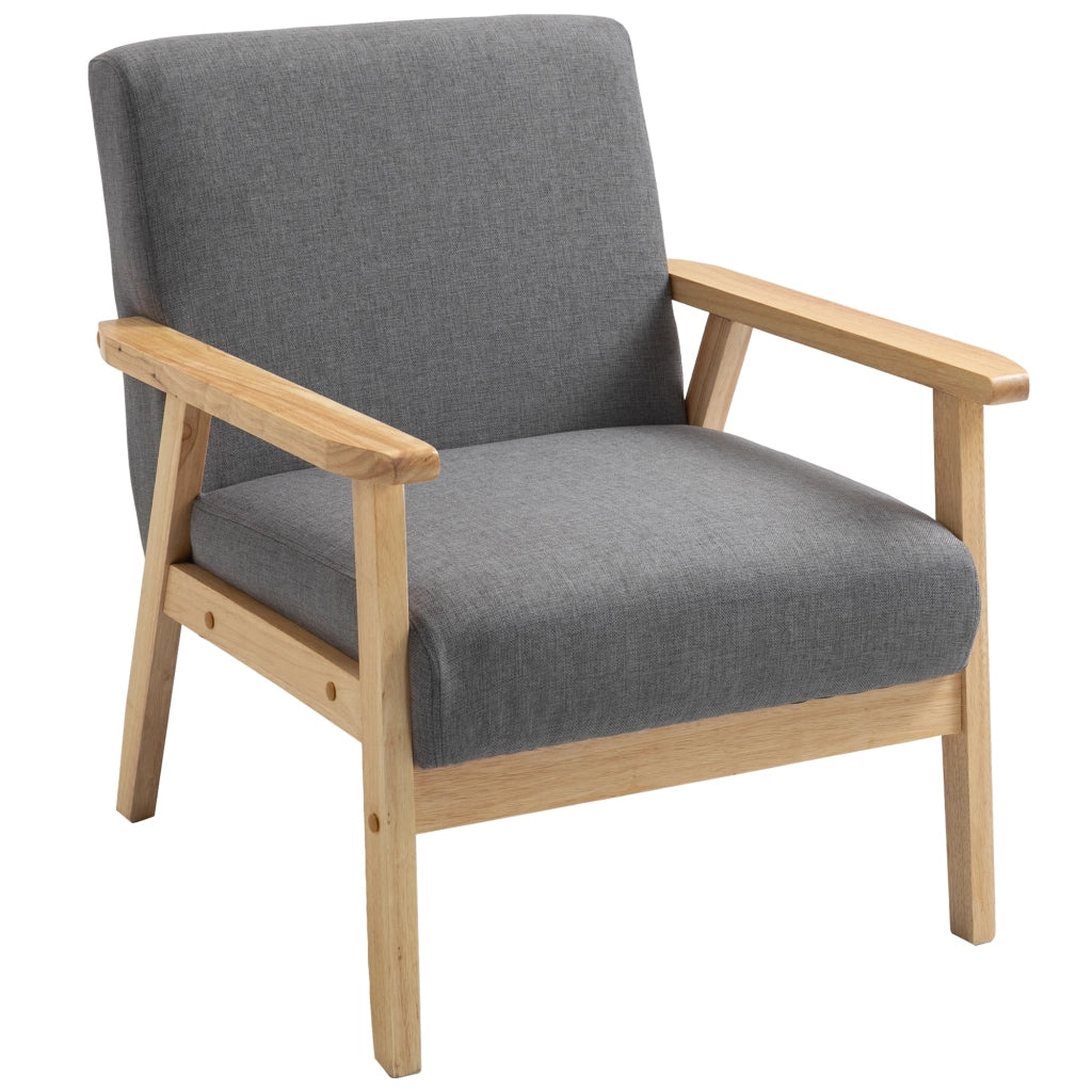 Poltrona massaggiante in legno ¨C zephmum ¨C grigio 64x70x72