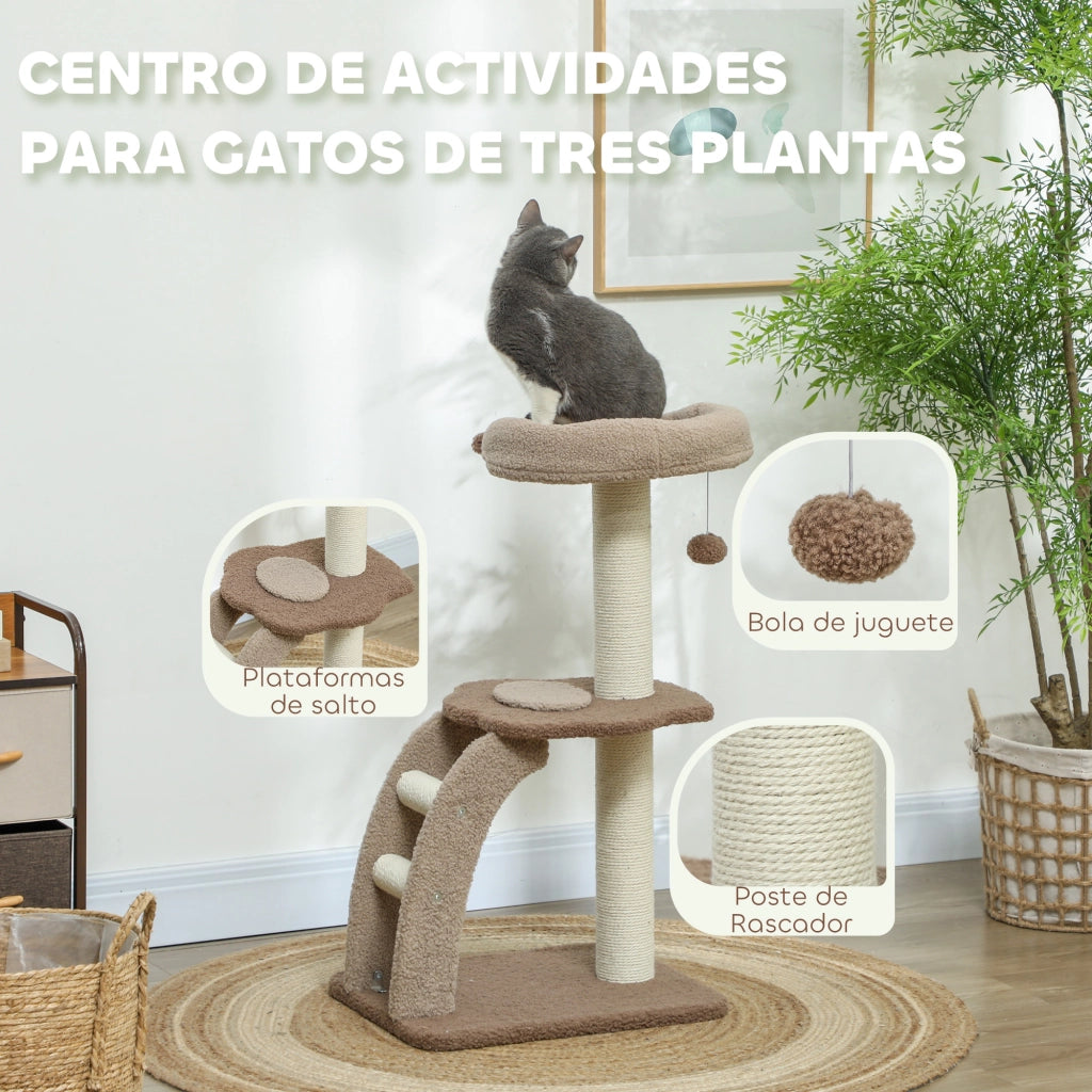 Albero per Gatti con Piattaforme ¨C Minimal ¨C 88 cm