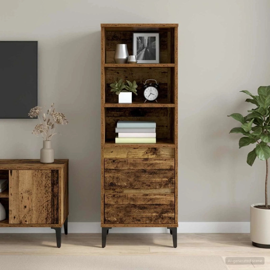 Credenza Legno antico 40 x 36 x 110 cm Legno ingegnerizzato 8009873