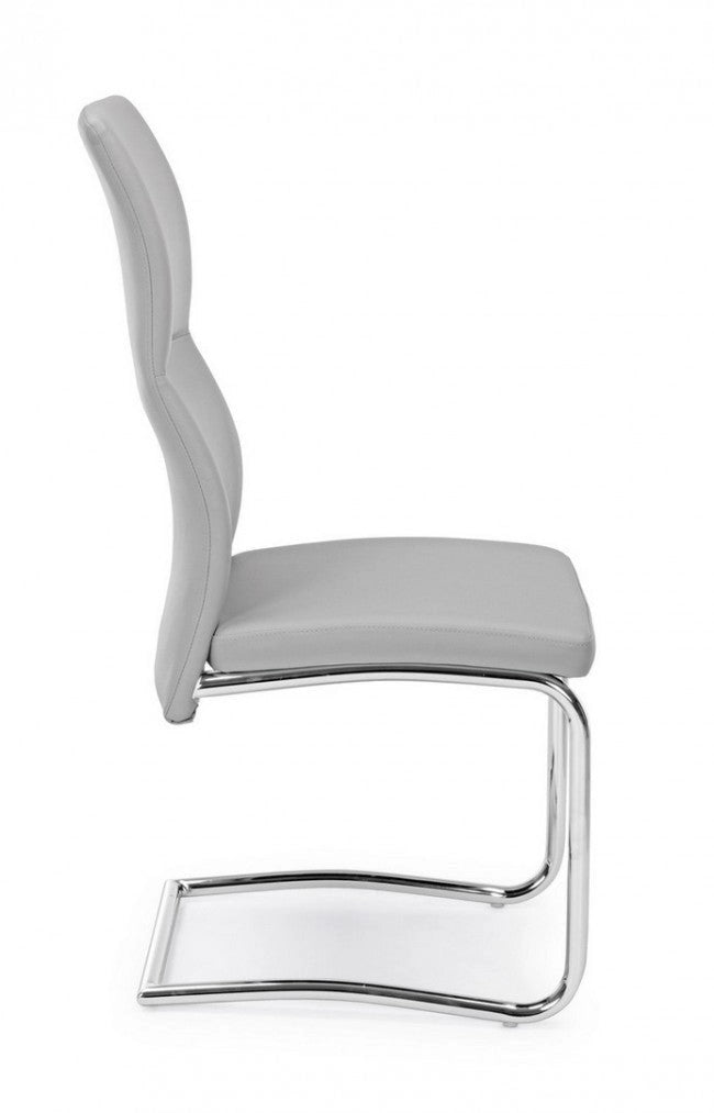 Set 4 Sedie 44x58x104h cm Thelma Grigio Chiaro