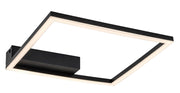 Plafoniera LED quadrata nera 24W 3000K Rabalux Heleth