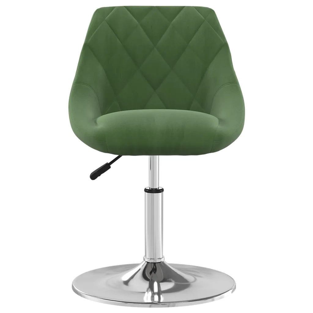 Sedie da Pranzo Girevoli 6 pz Verde Scuro in Velluto 3088772