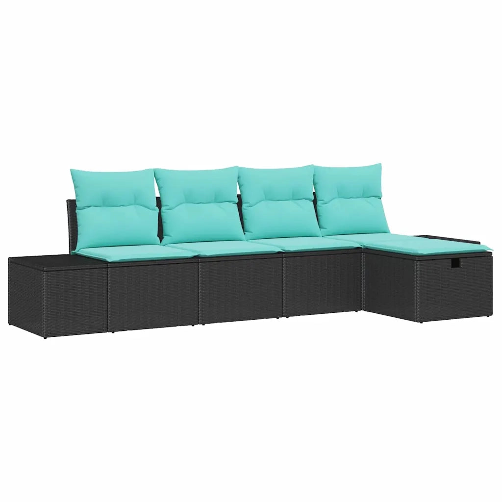Set di divani 4 pz polyrattan 3360697