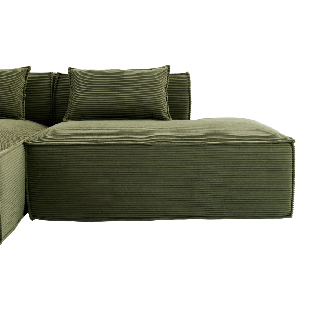 Divano 2 Posti con Cuscini ¨C MINIMAL ¨C Tessuto, 235 cm