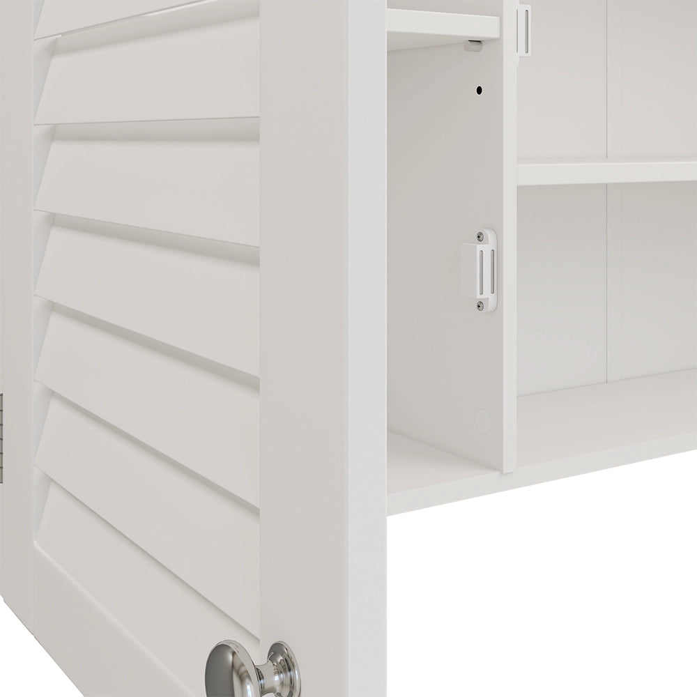 Vicco Specchio contenitore bagno Bianco 68 x 48 cm con 2 porte