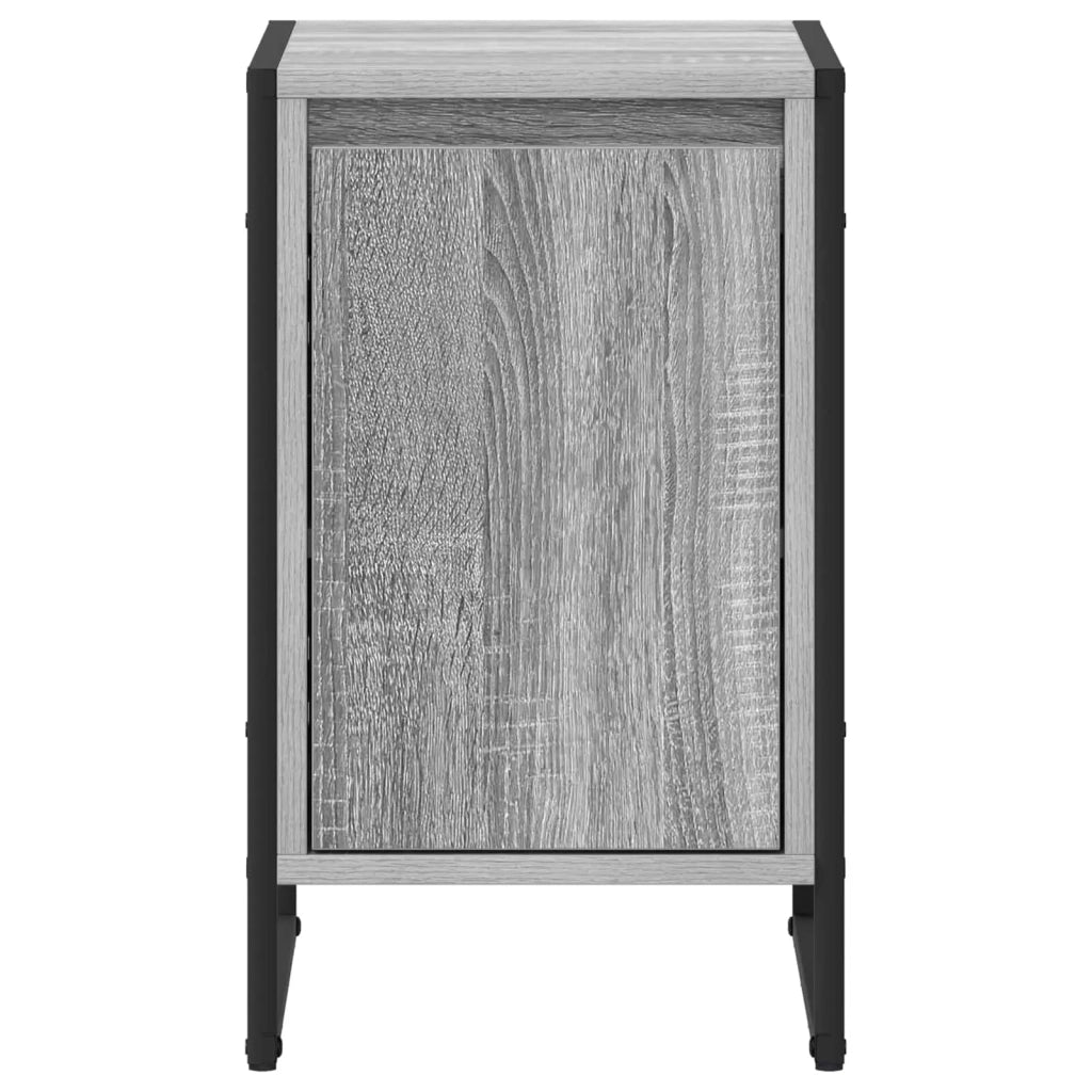 Comodino | Armadio da Notte | Mobiletto da notte Grigio Sonoma 39,5 x 30 x 50 cm Legno multistrato