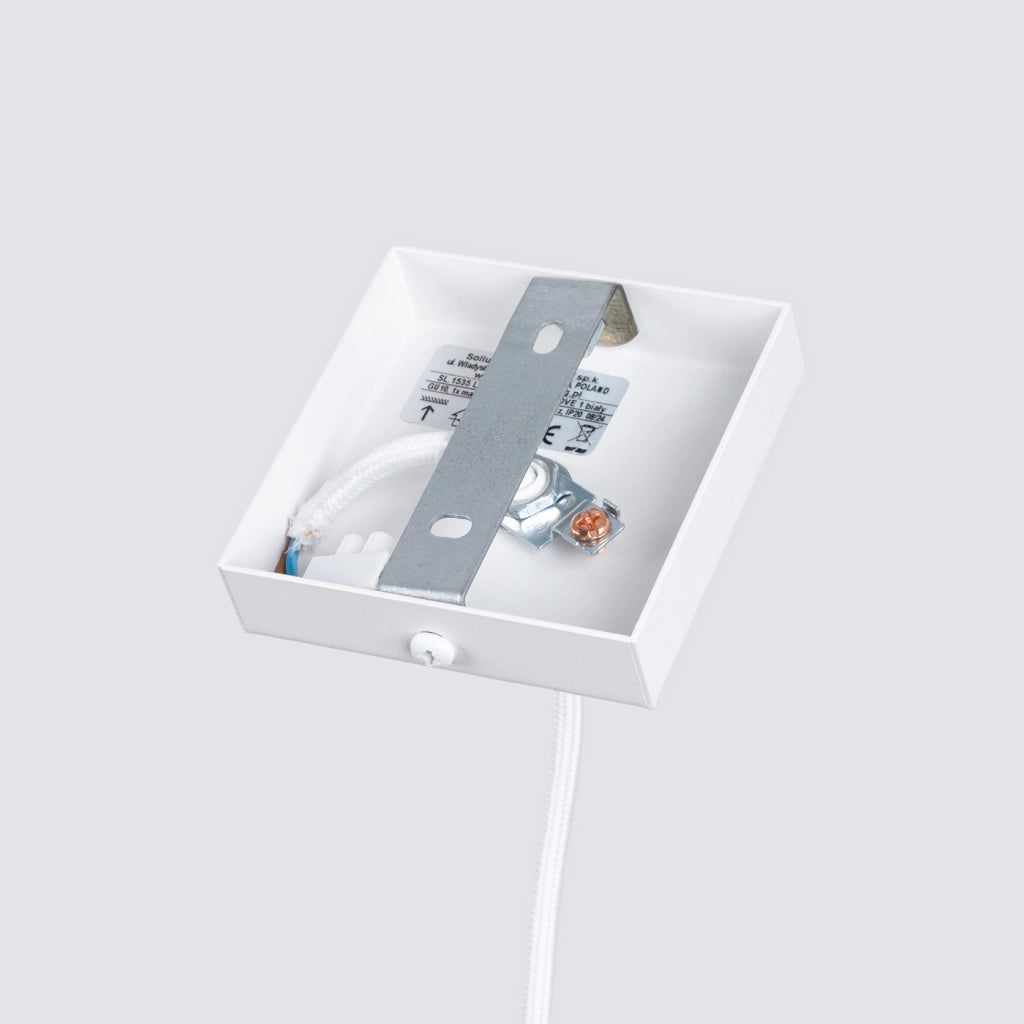 Lampada a sospensione KARBON 1 bianco