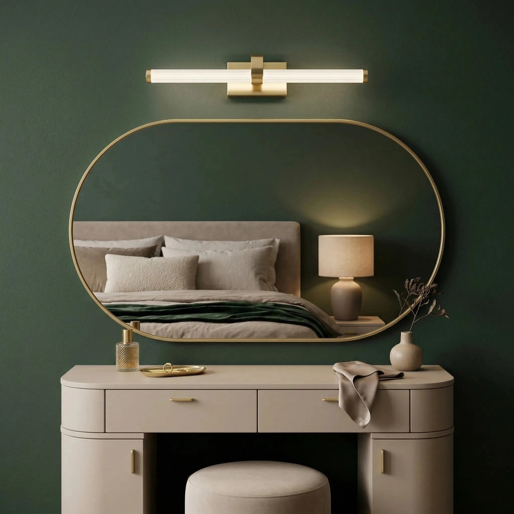 Applique Da Bagno Led APP1886-1W 60cm Brush Gold