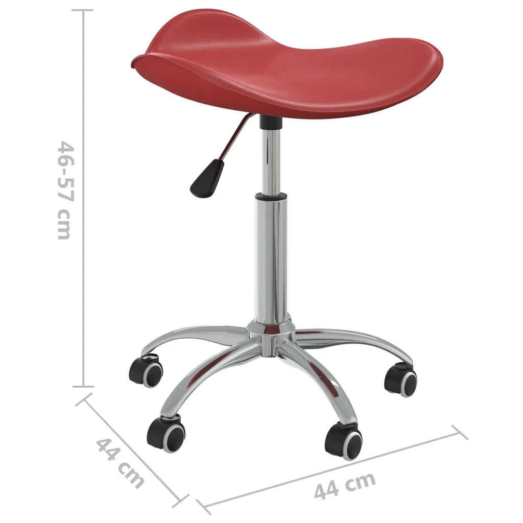 Sgabello da Salone Spa Rosso Vino in Similpelle 323689