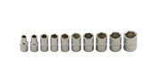 Set Chiavi A Bussola Esagonali Cromo Vanadio 1/4 Pz 10 - Oreca New
