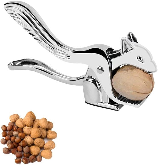Multifunzionale Frantumatrice per Noci, per Noci di Ciliegio, Amande, Pecane, Varie Noci (argento)