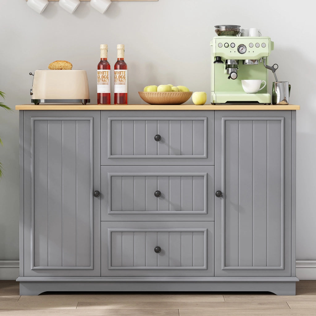 Credenza con Cassetti e Ante ¨C Xylo ¨C Grigio