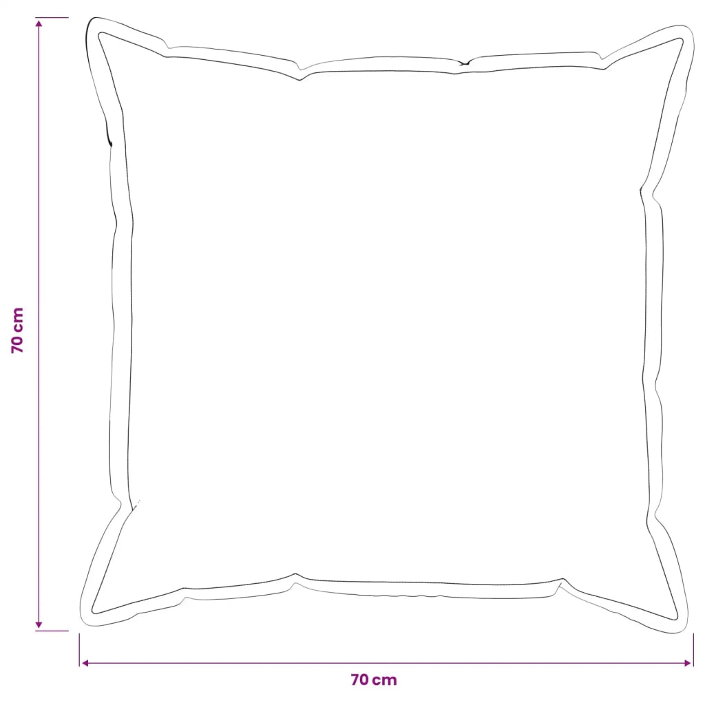 Federa 2 pcs HOUTEN Crema 70 x 70 cm Bouclé 921359
