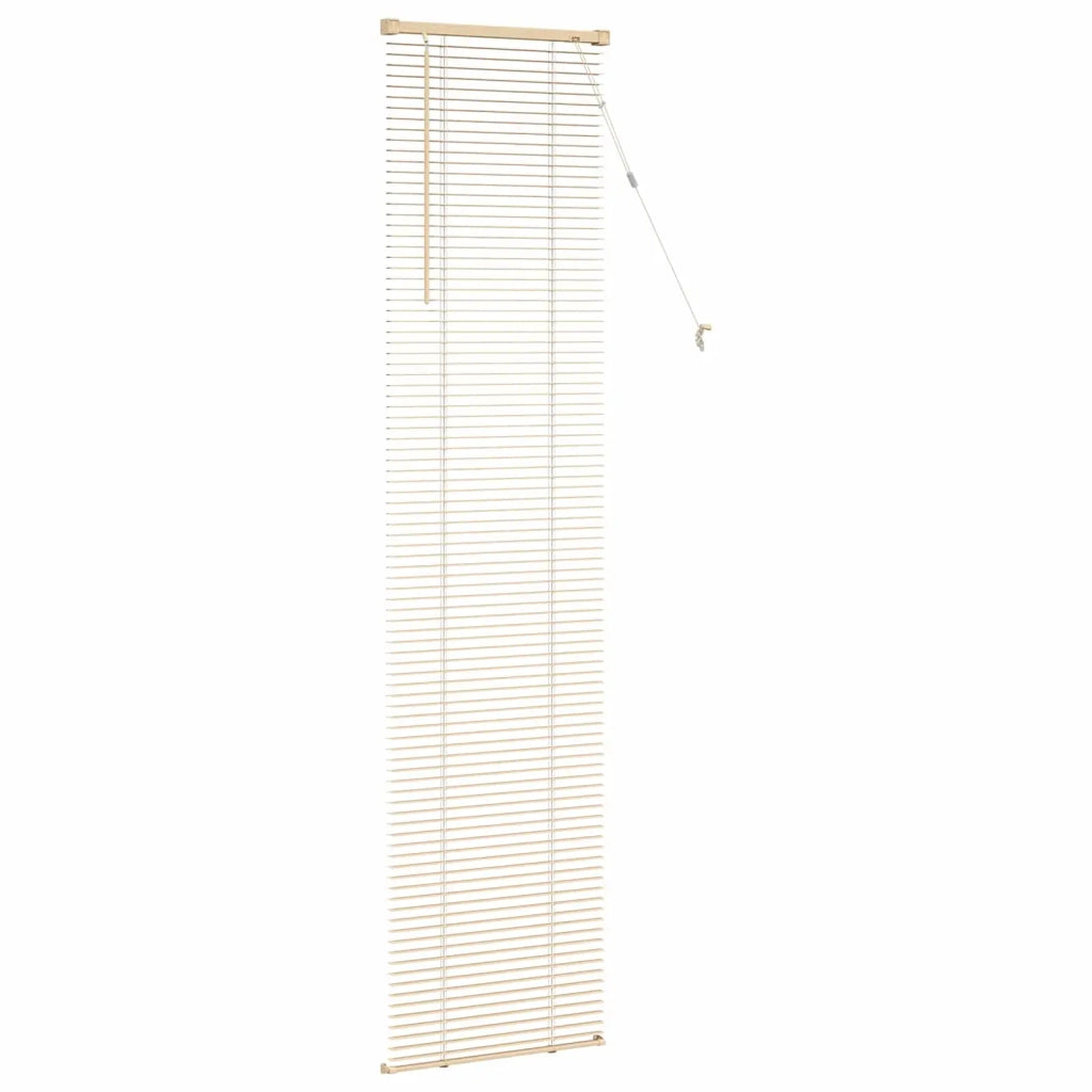 Tenda Veneziana | Tenda a lamelle Marrone Chiaro con Motivo 213 x 50 cm 25 mm PVC