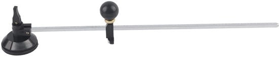 Taglierino circolare per vetro 6 ruote - Cassetta circolante - Morsetto di fissaggio - Fino a 80cm - Resistente allo shock - Facile da usare - Taglierino circolare per vetro