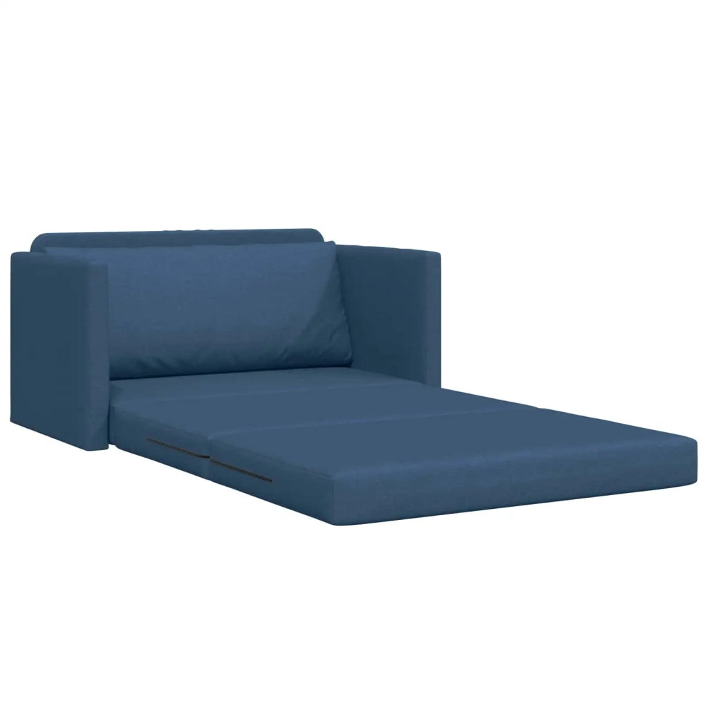Divano letto | Sof¨¤ letto | Letto singolo 110cm Blu Tessuto