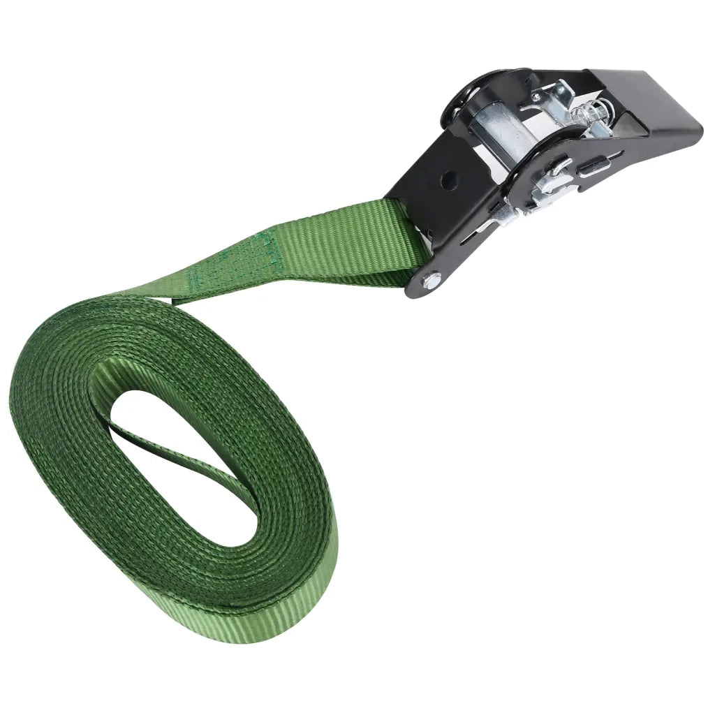 Cinghie d'Ancoraggio a Cricchetto 10 pz 800 daN 6m Verde 148894