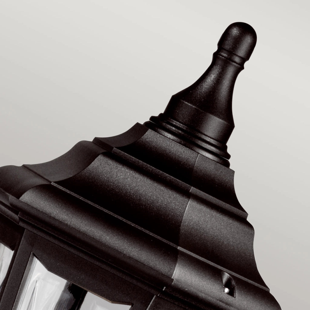 Paletto luce esterno nero E27 60W IP44 Kinsale Elstead