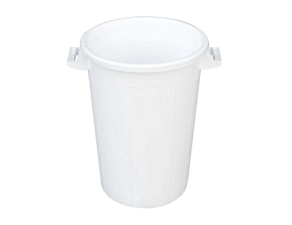 BIDONE PER RIFIUTI BIANCO 100 lt - Ø 47x66h