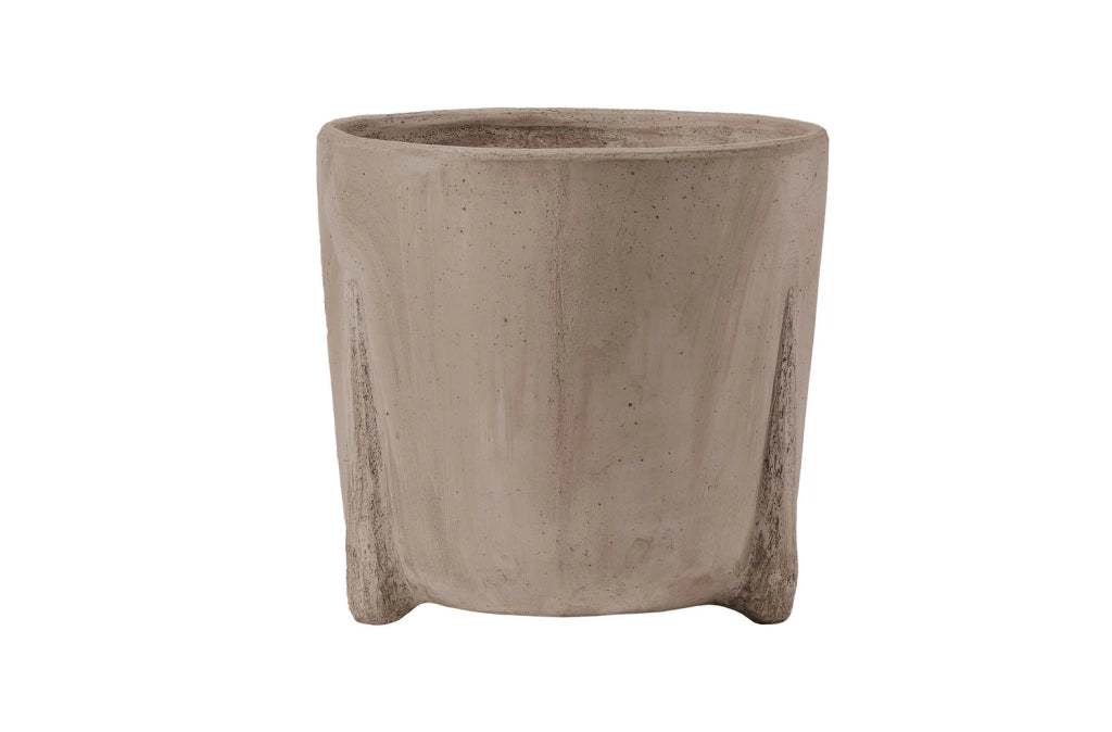 Vaso Amalfi Materiale: Terracotta da argilla di galestro, Colore: Galestro Grigio