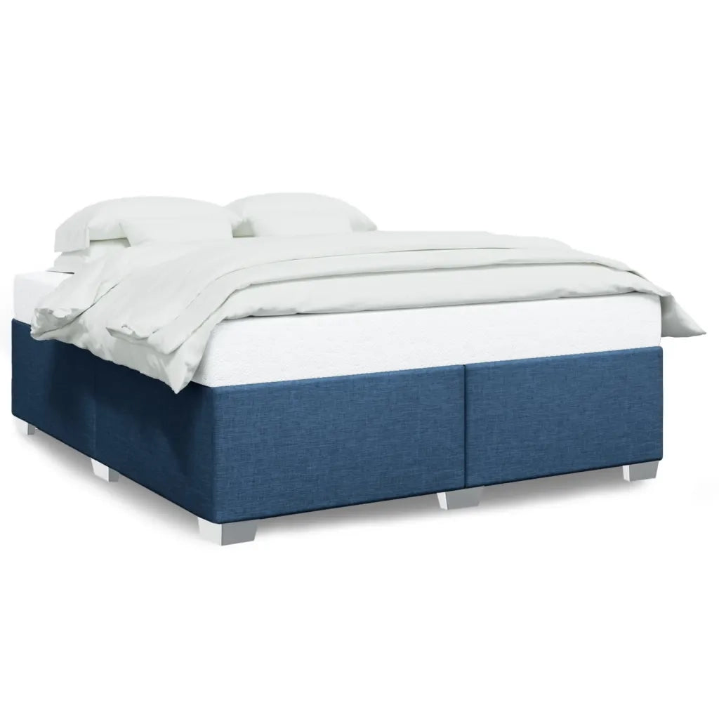 Giroletto senza Materasso Blu 200x200 cm in Tessuto 3284505