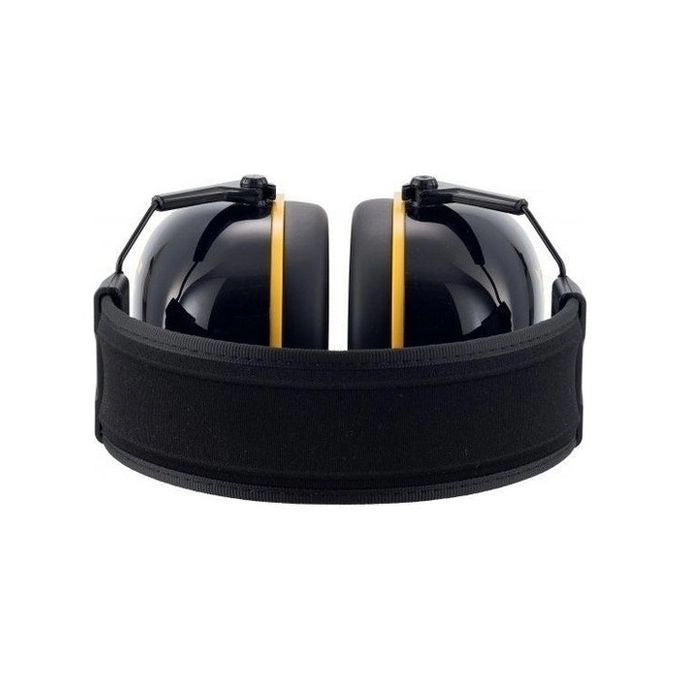 Uvex 2630020 K20 Cuffie Antirumore Pieghevoli SNR 33 dB Fascia Imbottita Cuscinetti Memory Foam colore Nero Giallo