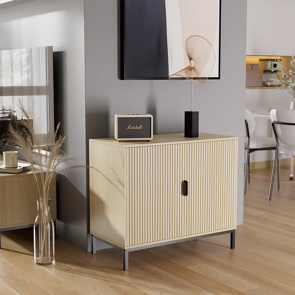 Vicco Cassettiera Rovere 80 x 45 cm con 2 porte