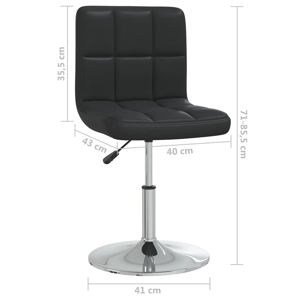 Sgabello da Bar Nero in Similpelle 334170