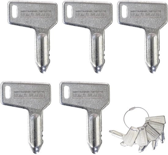 Set a chiavi per contatti 5 pezzi - Substituzione per Yanmar - Adatto per macchine da costruzione - Alta compatibilità - Prestazioni affidabili - Incluso supporto per chiave a vite - Set di chiavi