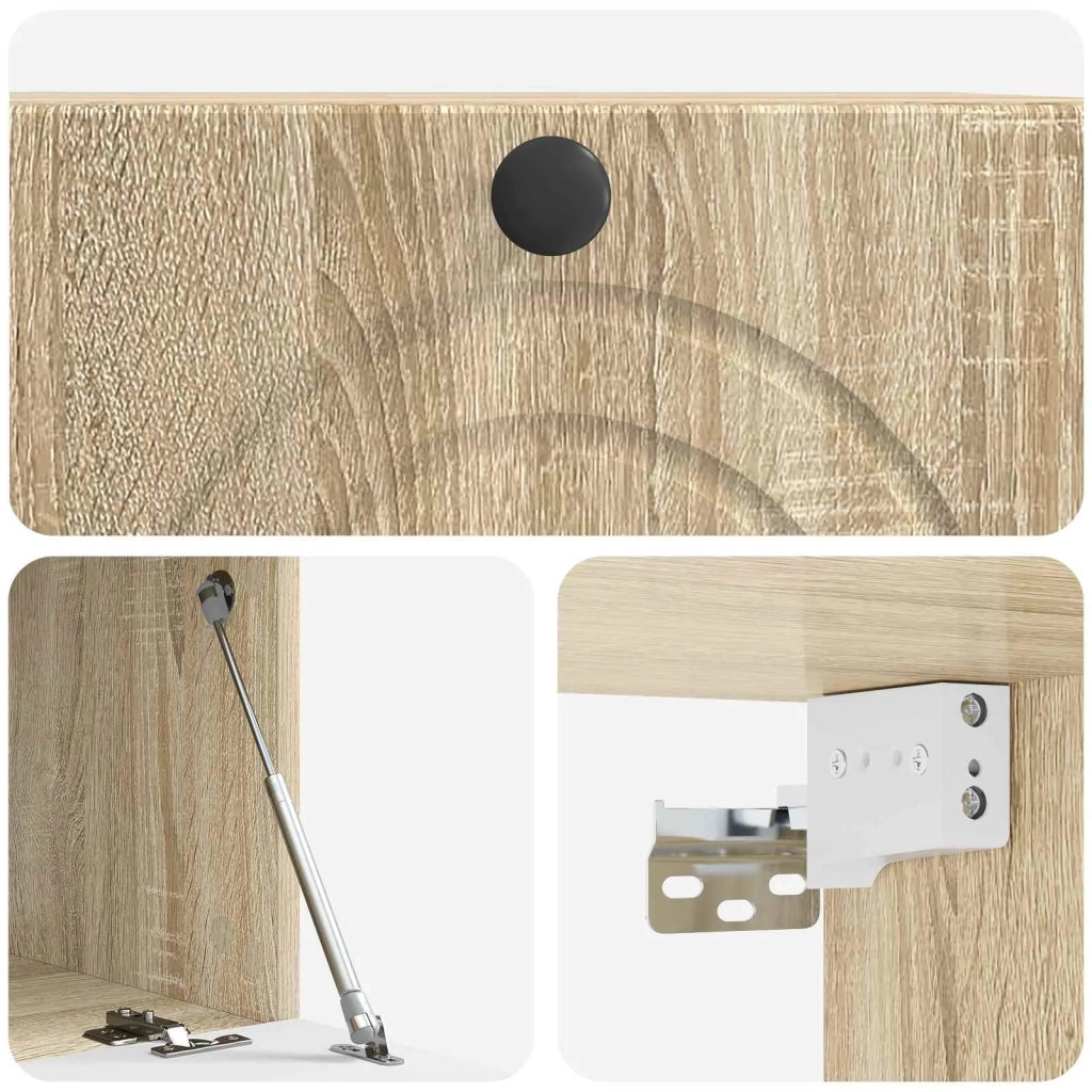 Mobile TV da Muro | Armadietto TV | Mobile Porta TV Rovere Sonoma 59,5 x 41 x 30 cm