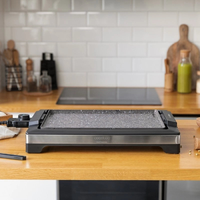 CECOTEC 03094 - Piastra da cucina Tasty&Grill 2000 InoxStone