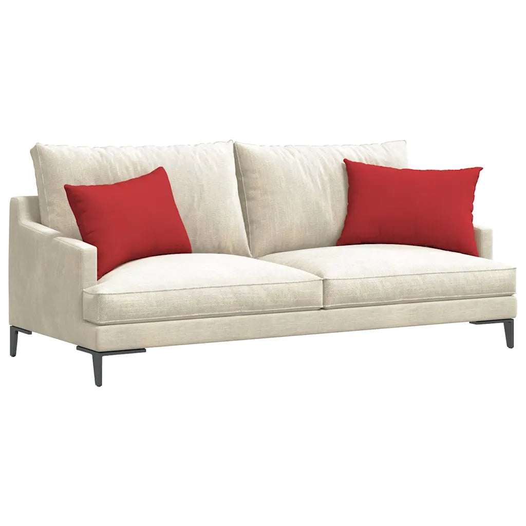 Cuscini da Divano 2 pcs Rosso 60 x 40 cm Tessuto 42013665