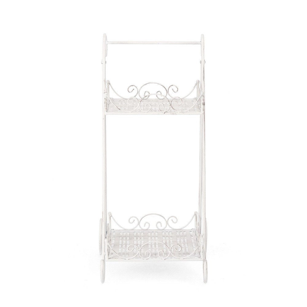 Set 4 Porta Fiori Acciaio Bianco Stile Rustico da Interno - IRENE