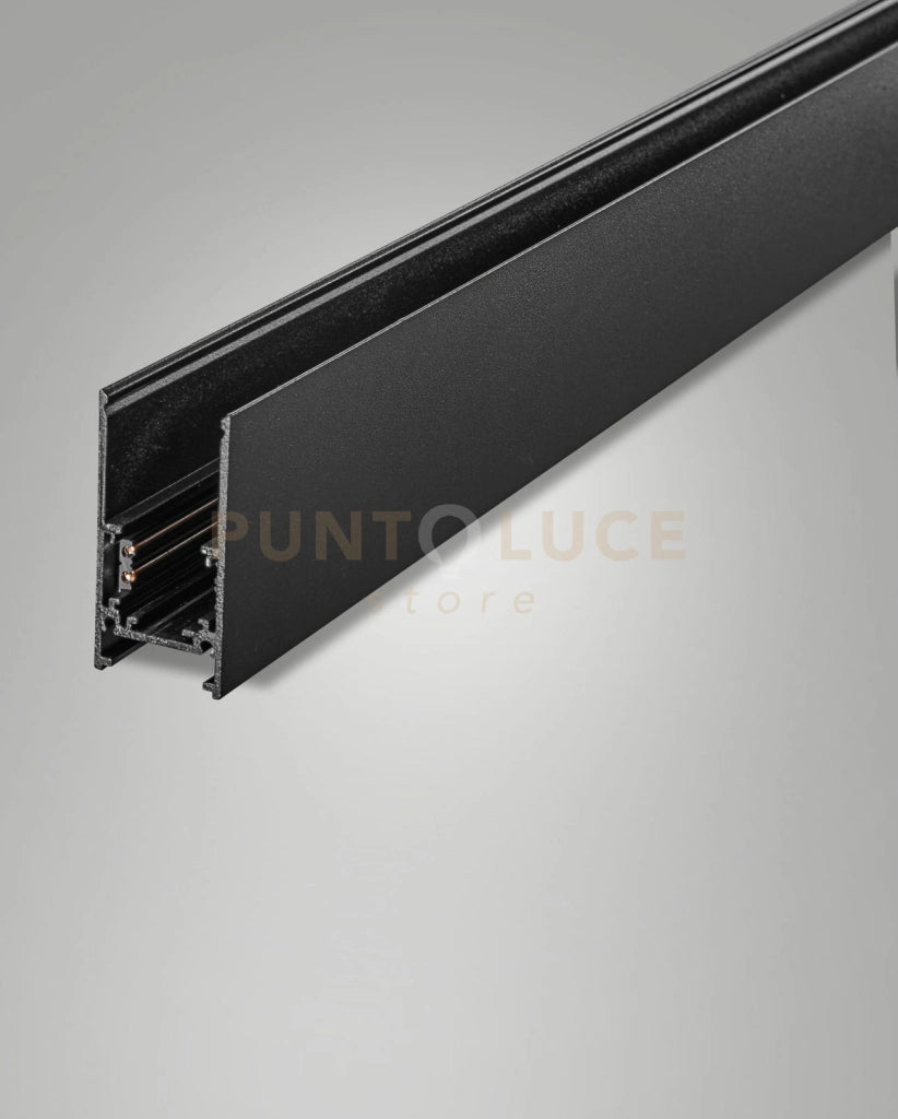 BINARIO 48V NERO H5,4 L100CM CON TAPPI IP20