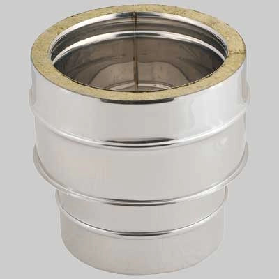 RACCORDO DA MONO PARETE A DOPPIA PARETE  80 130 80     MADE IN ITALY