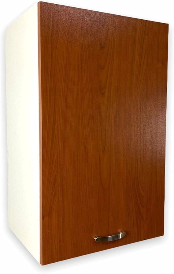Mobile Pensile cassa bianca 90x30x33 Anta Ciliegio