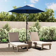 Ombrellone-Ombrello da giardino Blu 200x224 cm in Alluminio