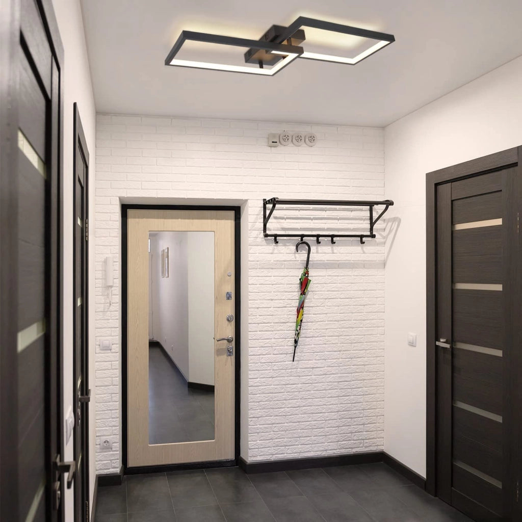 ZMH Lampada da soffitto a LED con telecomando - Illuminazione interna regolabile